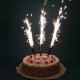 1553640 Свеча фейверк в торт "Фонтан" Высота 17,5 см.