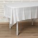 3520050 Белая однотонная скатерть.Размер 137 * 182 см.Полиэтилен.Китай